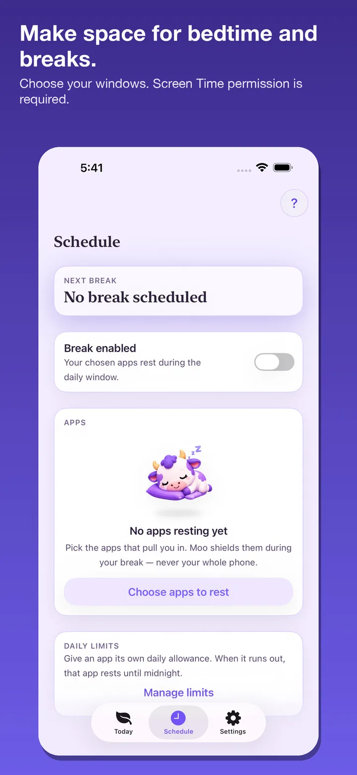 The schedule, and the wind-down before it.